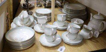 A Royal Doulton 'Berkshire' pattern part dinner and tea service