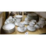 A Royal Doulton 'Berkshire' pattern part dinner and tea service