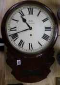 Gibbs, St Nicholas. A mahogany wall clock