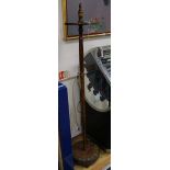 A snooker cue stand H.160cm