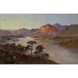 Francis E. Jamieson, oil on canvas, Loch Lomond, signed, 40 x 60cm