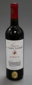 Six bottles of Baron de Saint Laurent Bordeaux