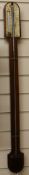 A 19th century stick barometer H.93cm