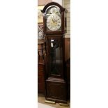 A longcase clock by A. L. Canham H.211cm