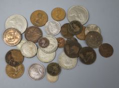 A group of coins