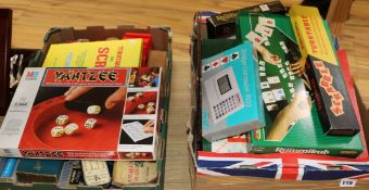 A quantity of mixed games including Scrabble, Bonanza, Backgammon etc.