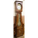 A French longcase clock H.238cm