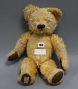 A Chad Valley plush teddy bear