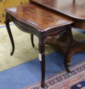 A 19th century French side table W.86cm