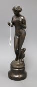 A bronze nude female height 44cm