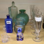 A small quantity of mixed glassware