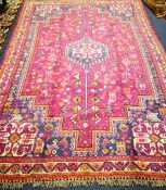 A Shiraz purple carpet 290 x 195cm