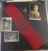 WWII Women's Land Army and Girl Piper's interest, including photographs, letters, pamphlets,