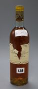 A bottle of Chateau Yquems 1973