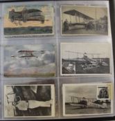 Edwardian to 1920s postcards, including Native Americans, Scouts, Cycling, early aviation, RAF,