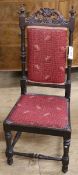 A rosewood bedroom chair