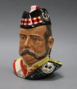 A cased Grant's 25 year old whisky in a Doulton Character jug decanter, specially commissioned