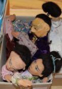 Four 1950's marionettes