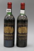 Two bottles of Chateau Palmer 1979
