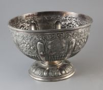 A EPBM presentation rose bowl, dated 1896