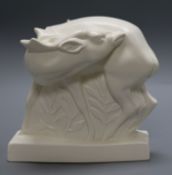 A John Skeaping for Wedgwood porcelain model of a deer 19cm