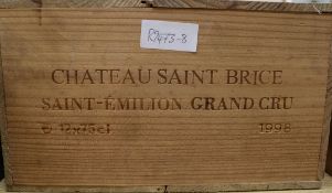 A case of Chateau St Brice Emilion 1998