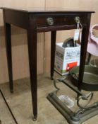 A mahogany side table W.50cm