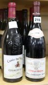 Seven assorted Rhone wines inc. Parallele "45" Paul Jaboulet, 1999, together with three