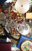 A quantity of assorted mainly costume jewellery.