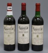 Two bottles of Chateau Leoville Barton, 1975 and one 1979