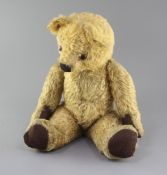 A 1950's Chad Valley bear, 20in,