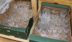 A quantity of glassware