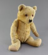 A 1930's Chiltern teddy bear 20in.