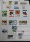 A folder of stamps