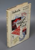 Waugh, Evelyn - Labels, A Mediterranean Journal, 1st edition, 2nd impression, in unclipped d/j,