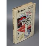 Waugh, Evelyn - Labels, A Mediterranean Journal, 1st edition, 2nd impression, in unclipped d/j,