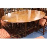 A George III style wake table W.210cm