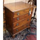 A small four drawer chest W.64cm