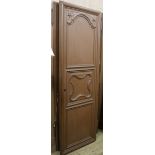 A pair of 19th century armoire doors W.69cm