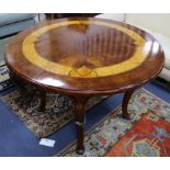 An inlaid centre table W.112cm