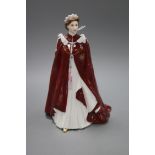 A Royal Worcester figure in celebration of the Queen's 80th birthday 2006