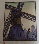 Brangwyn, Frank and Preston, Hayter - Windmills, number 15 of 75, 4to, half vellum, with 16