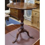 A George III mahogany tea table W.56cm