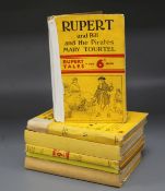 Tourtell, Mary - Rupert Little Bear Library, numbers 14,21,28,36,38 and 40, 8vo, yellow boards, some