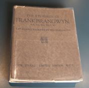 Gaunt, William - The Etchings of Frank Brangwyn: A Catalogue Raisonne, 4to, half vellum, inner