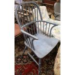 A painted Windsor chair