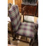 A Regency dining chair and another