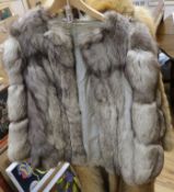 A fox fur jacket