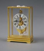 A Jaeger le Coultre desk timepiece height 10cm