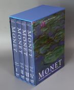 Wildenstein, Daniel - Claude Monet: Biographie et Catalogue Raisonne, 4 vols, folio, in slip case,